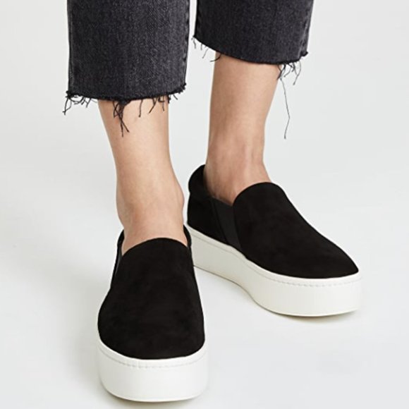 Vince Shoes - Vince Warren Suede Platform Skate Sneakers SZ 5.5